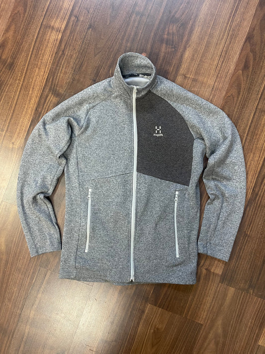 Fleece Jacke von Haglöfs (M Herren) Zipper Sweatshirt grau