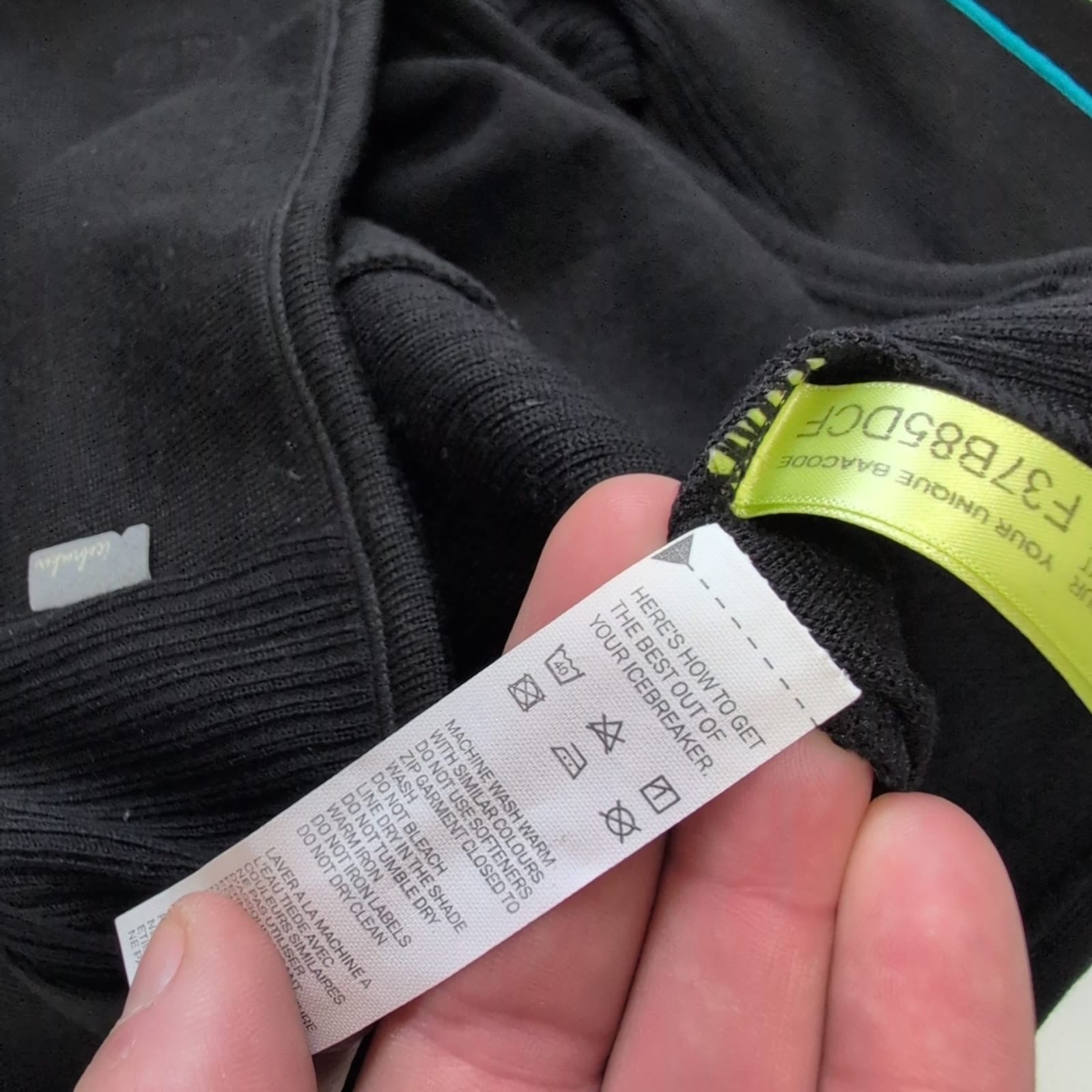 Merino Zip Longsleeve von Icebreaker (XS Damen) schwarz - wanderlich.com