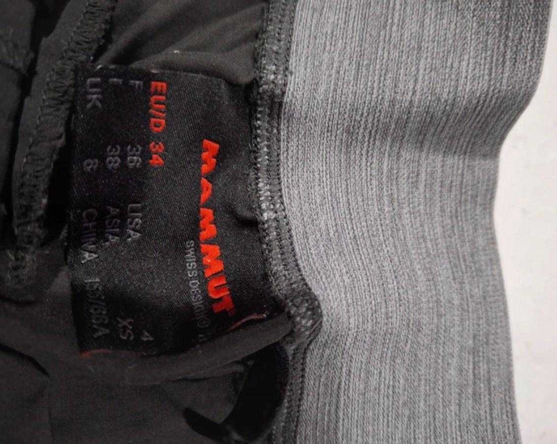 Kurze Wanderhose Mammut (XS Damen) Shorts Anthrazit - wanderlich.com