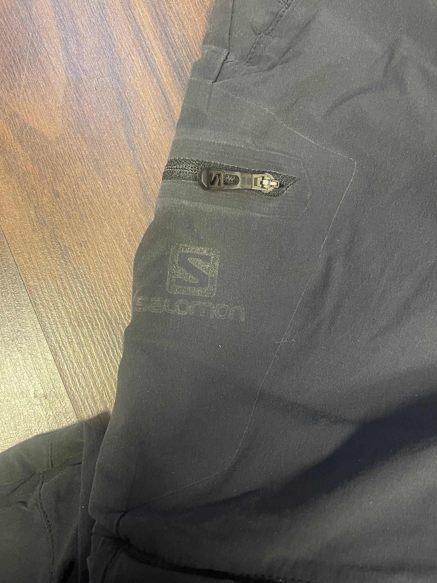 2in1 Trekking Hose von Salomon (L Herren) Zip Off schwarz - wanderlich.com