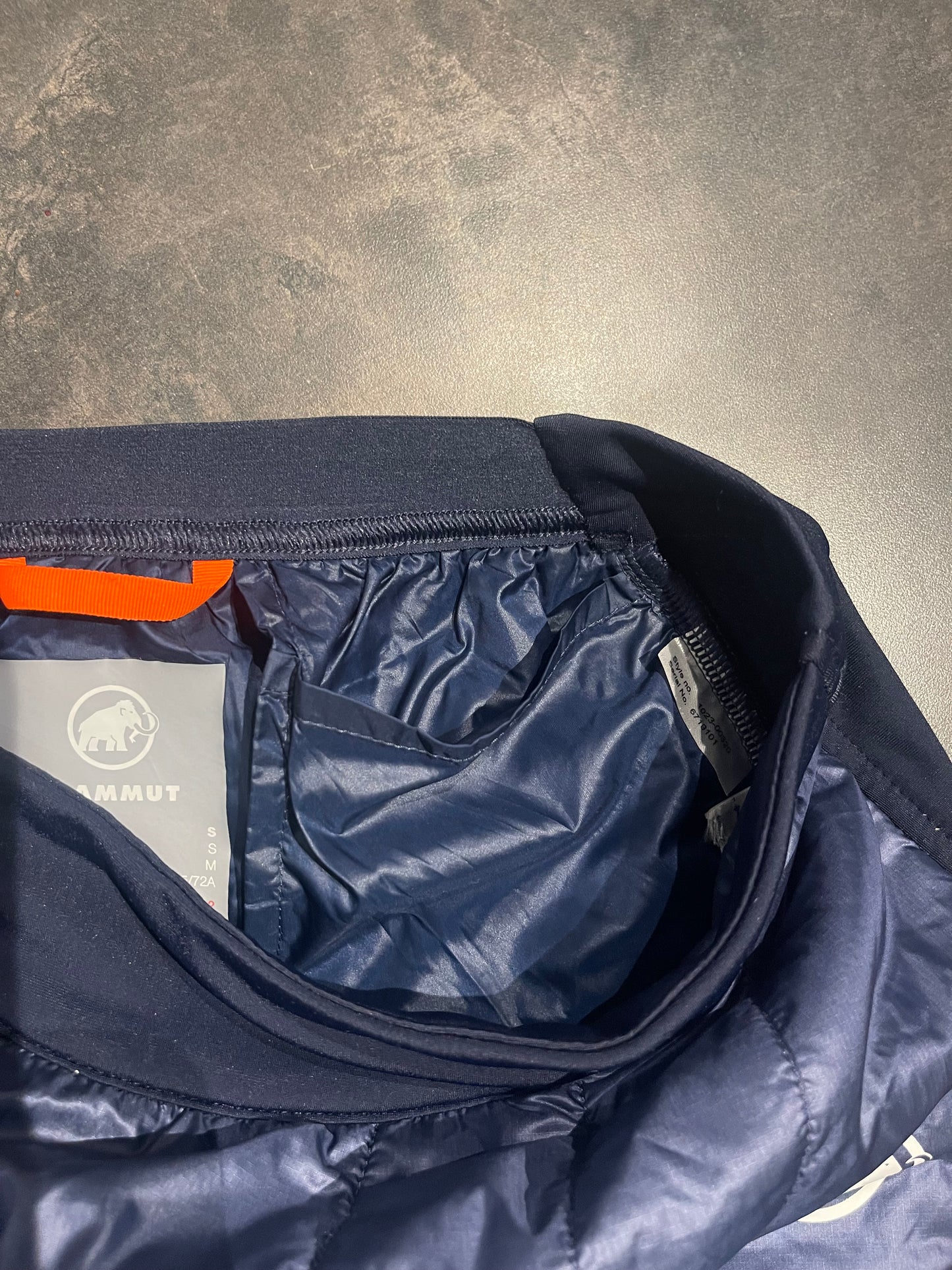 Ski Isolations Rock von Mammut (S Damen) Kunstdaune dunkelblau