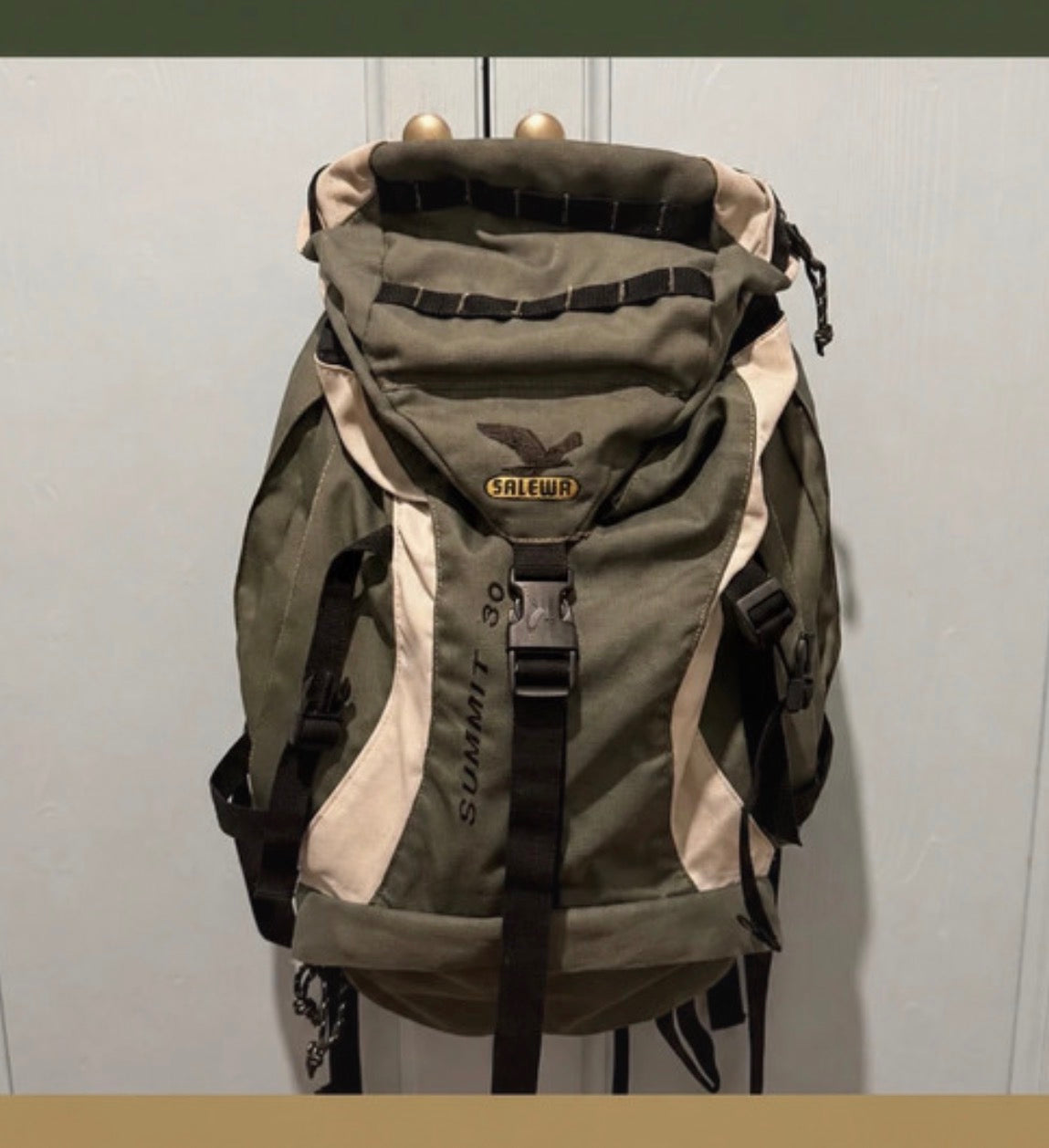 Rucksack von Salewa 30 Liter AirZone Rücken khaki