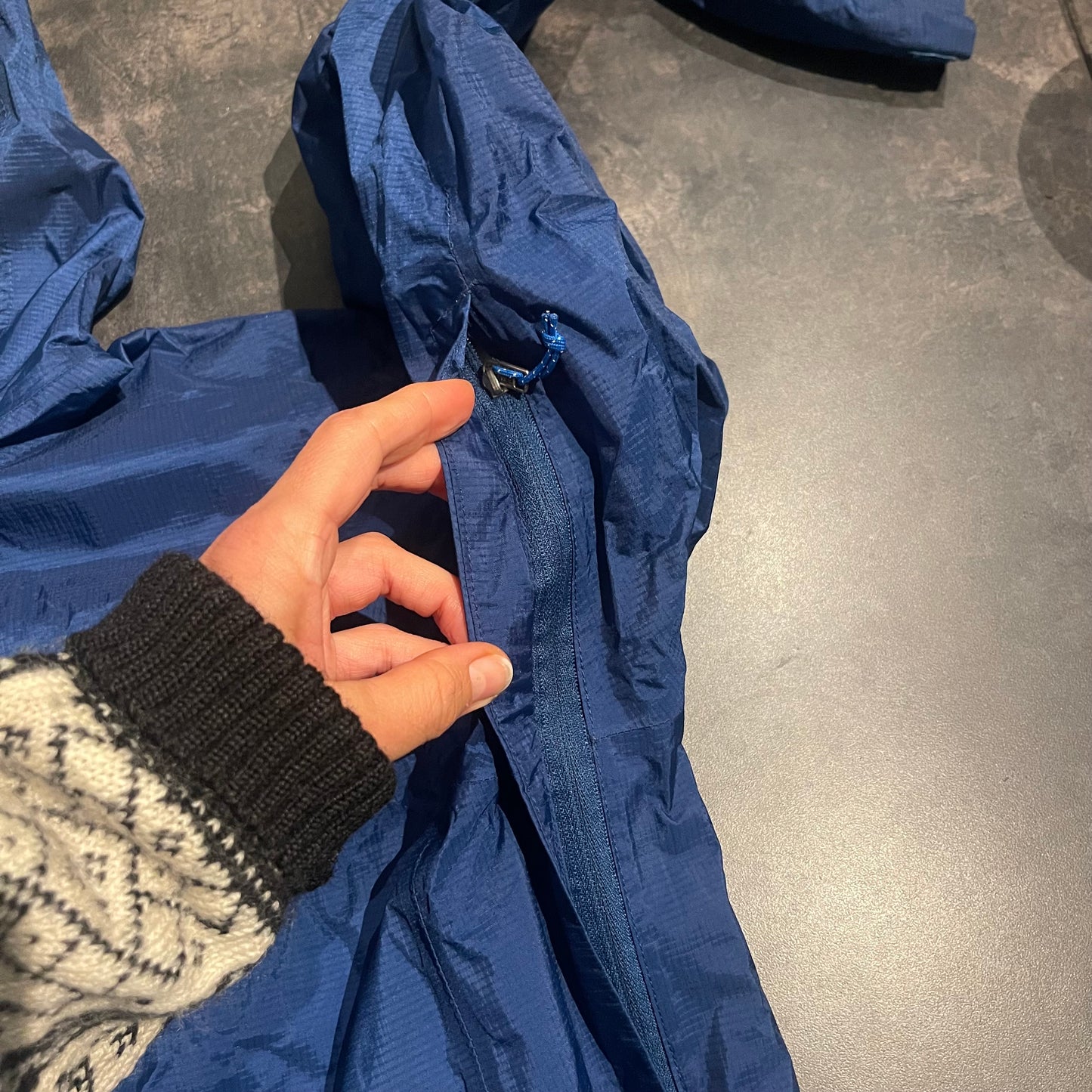 Regen Jacke von Patagonia (XL Herren) Hardshell H2nO blau