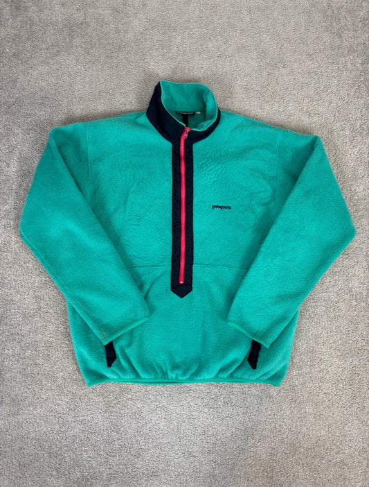 Patagonia Fleece Pullover (L Herren) Sweatshirt Synchilla türkis