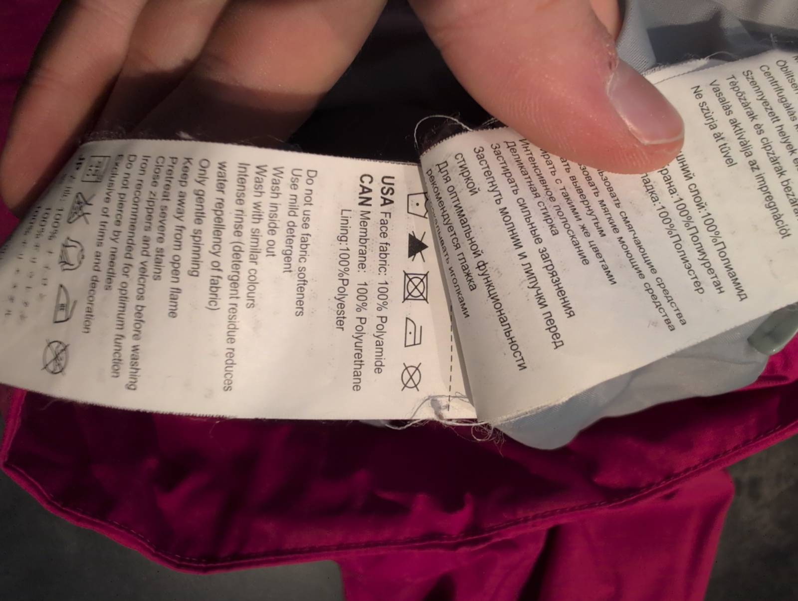 Hardshell Jacke von Mammut (XL Damen) 3-lagig pink wasserdicht - wanderlich.com