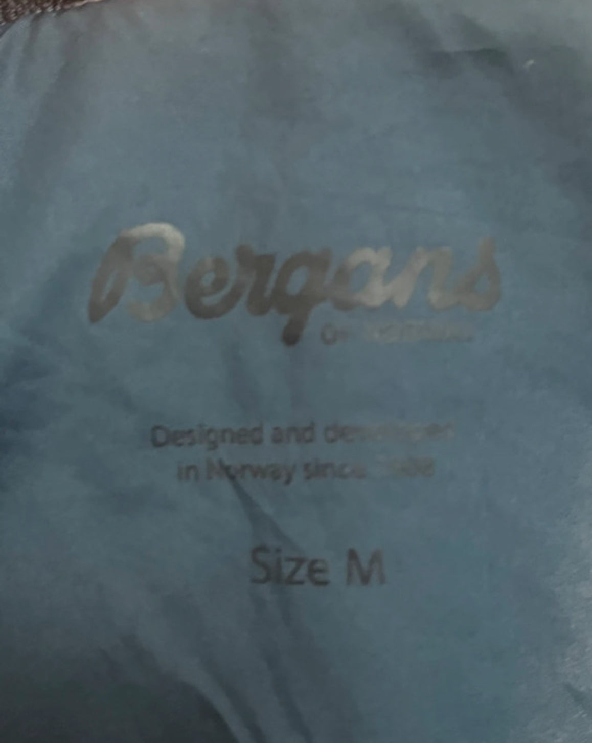 Warme Daunen Weste von Bergans (M Herren) blau