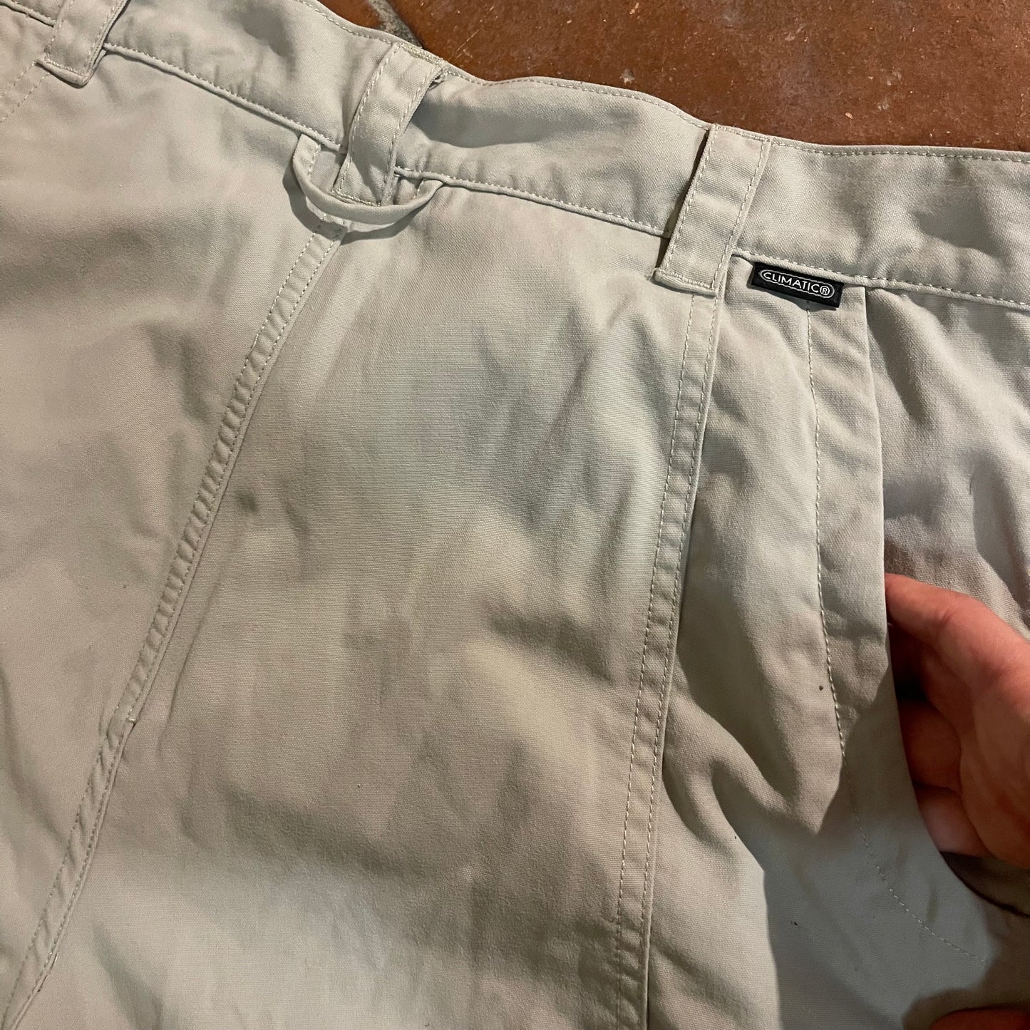 Shorts von Haglöfs (Herren L) kurze Capri- Hose hellgrau