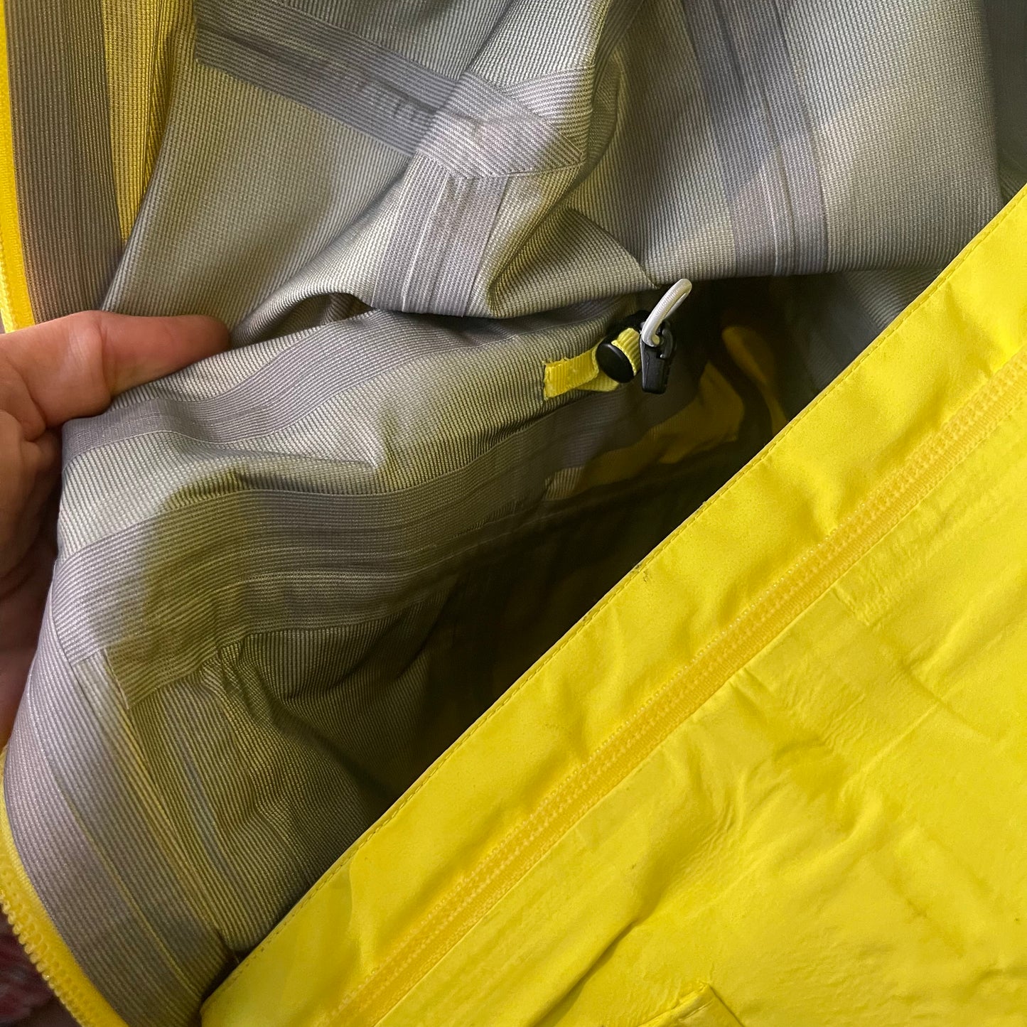 3-lagige Regen Parka von Bergans (Größe XS) Hardshell gelb
