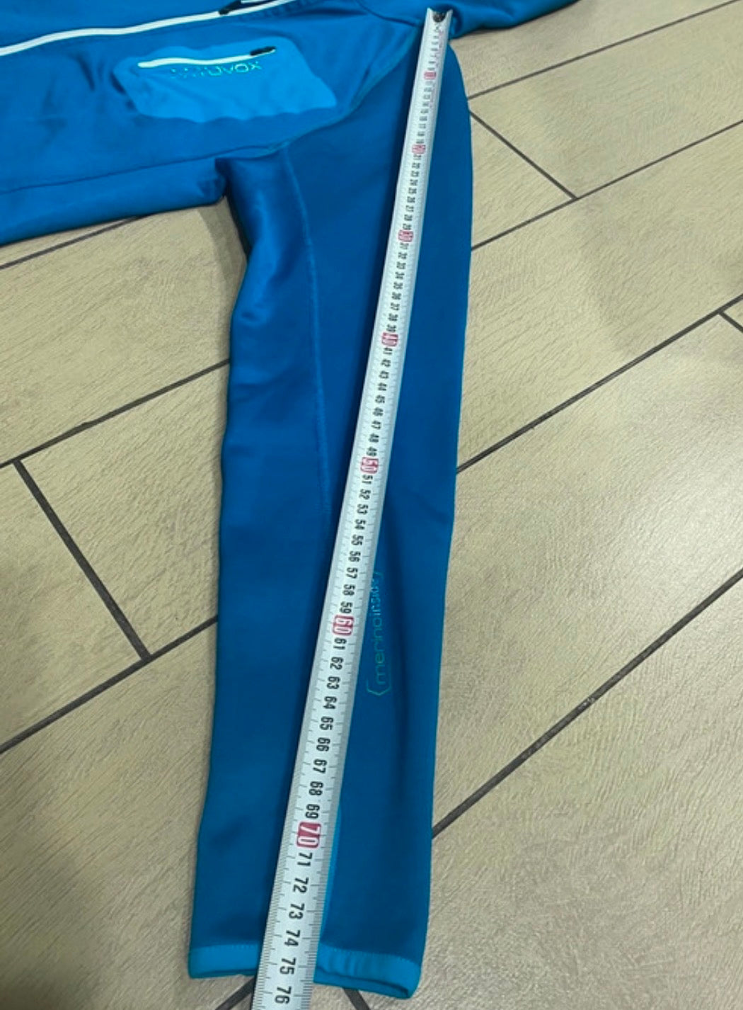 Jacke Ortovox Merino inside (S Herren) Zip Hoodie blau