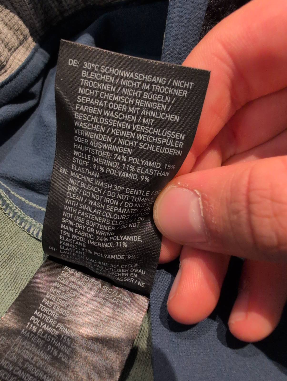 Touren Hose von Ortovox Merino (XXL Herren) Softshell grün blau - wanderlich.com