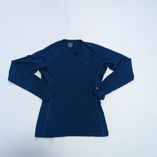 Longsleeve Icebreaker ( S Herren / M Damen ) Merino 200 Baselayer blau