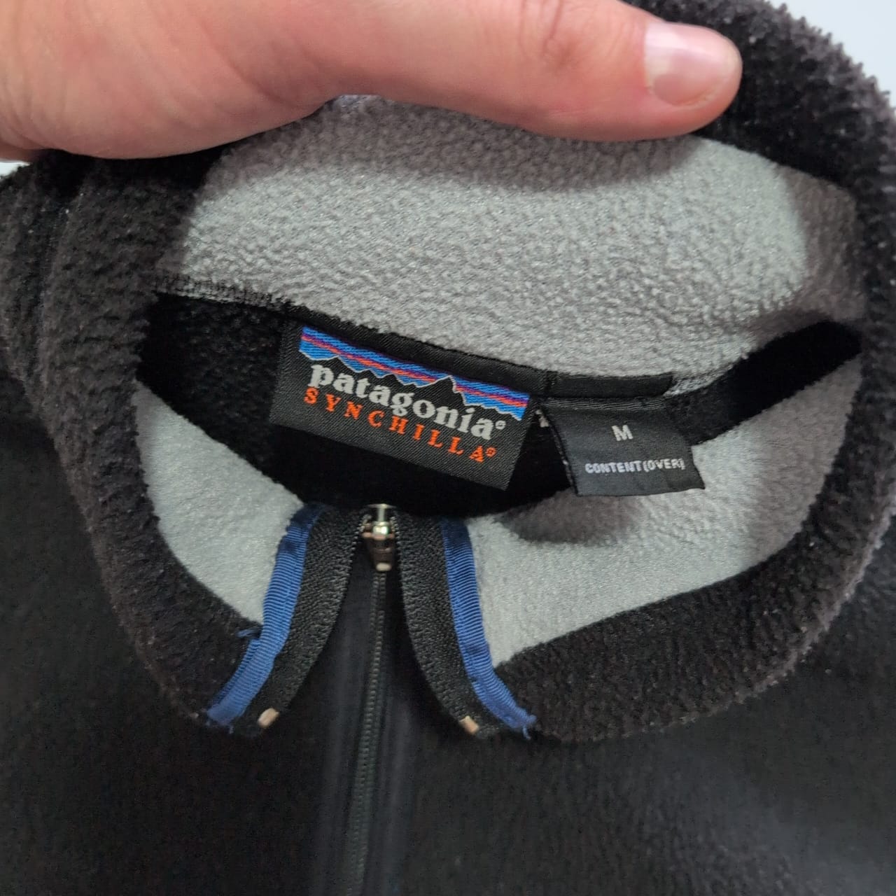 Warme Fleece Weste von Patagonia (M Herren) Synchilla schwarz