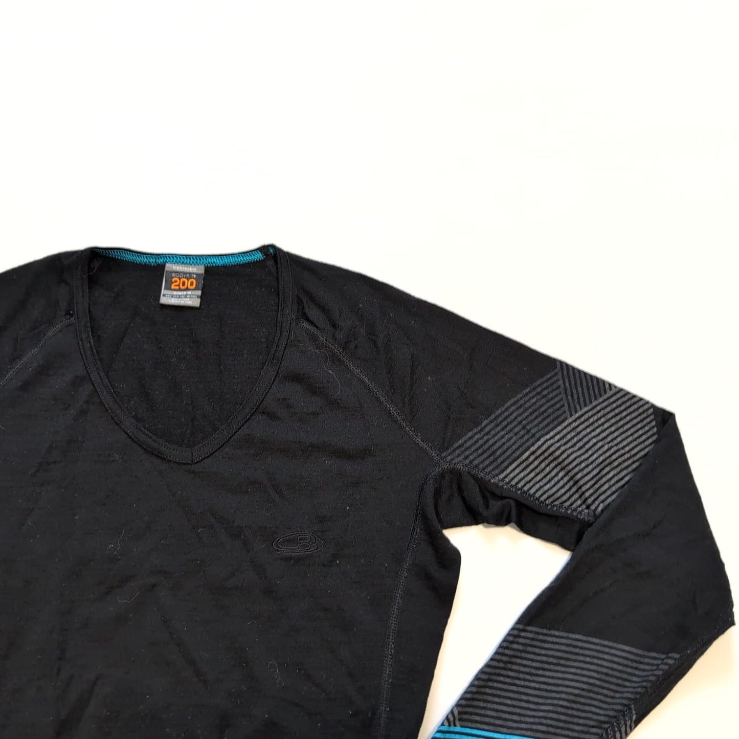 Merino 200 Longsleeve Icebreaker (M Damen) schwarz