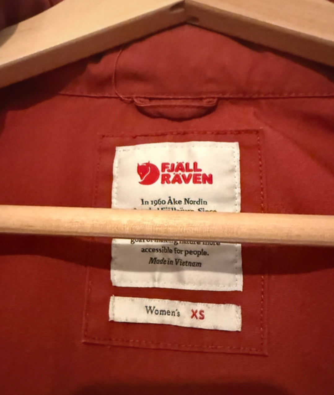 Fjällräven Jacke G-1000 (XS Damen) Greenland Light Parka rot