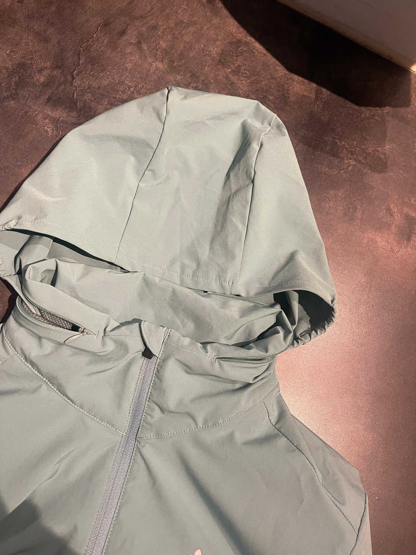 Leichte Stretch Jacke Vaude (XL Damen) Windbreaker minzgrün