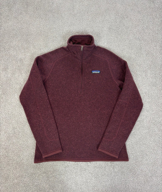 Patagonia Fleece Pullover (M Damen) Better Sweater bordeuax