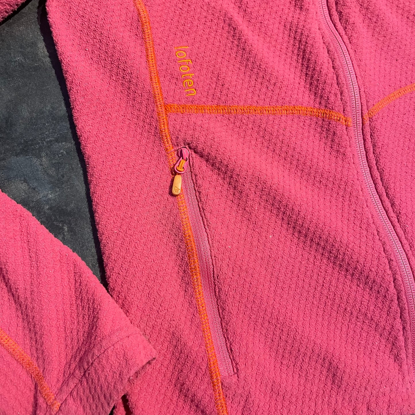 Fleece Jacke von Norrøna (M Damen) Zip Shirt Warm1 pink