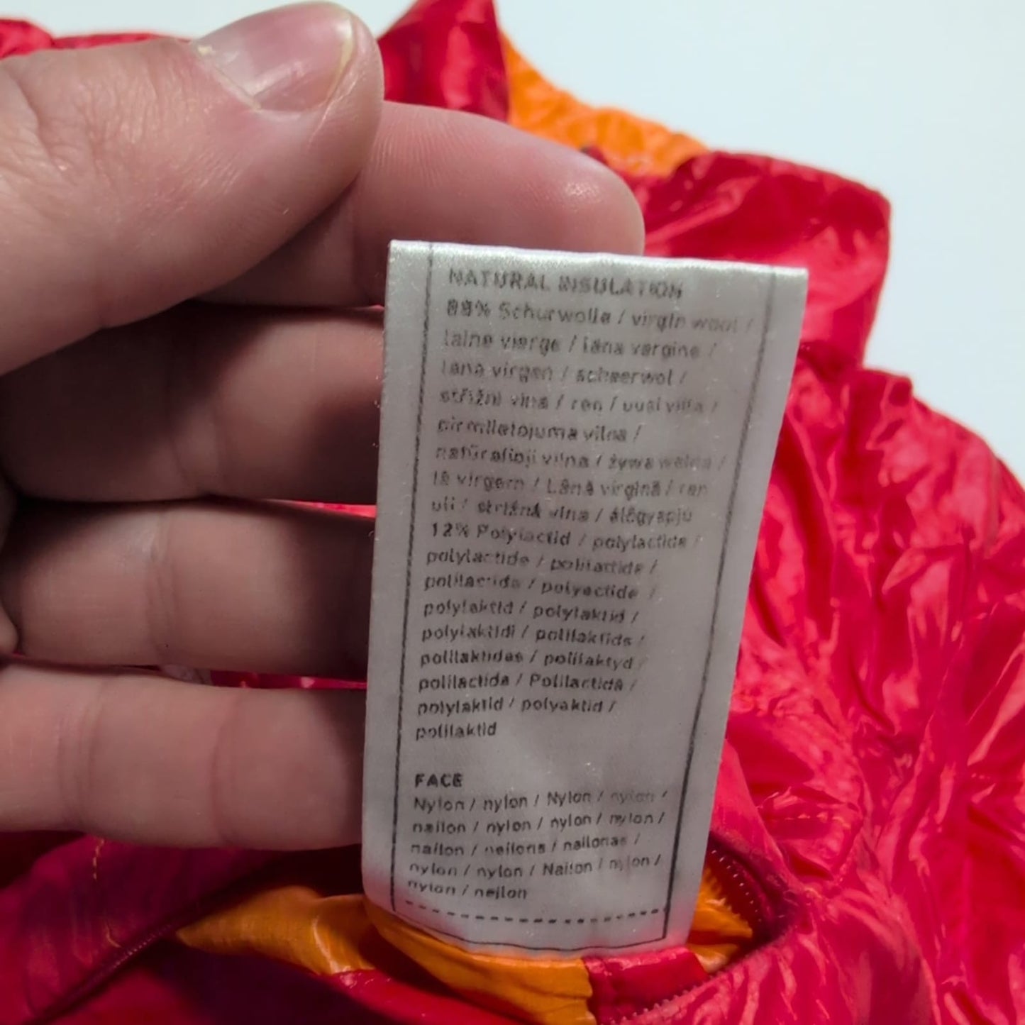 Wende Jacke Ortovox (M Damen) Swisswool Isolation rot orange