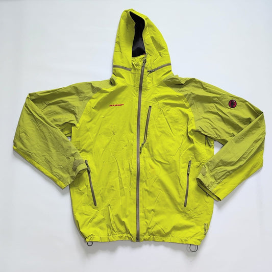 Regen Jacke von Mammut (XXL Herren) Goretex 3-lagig neon grün