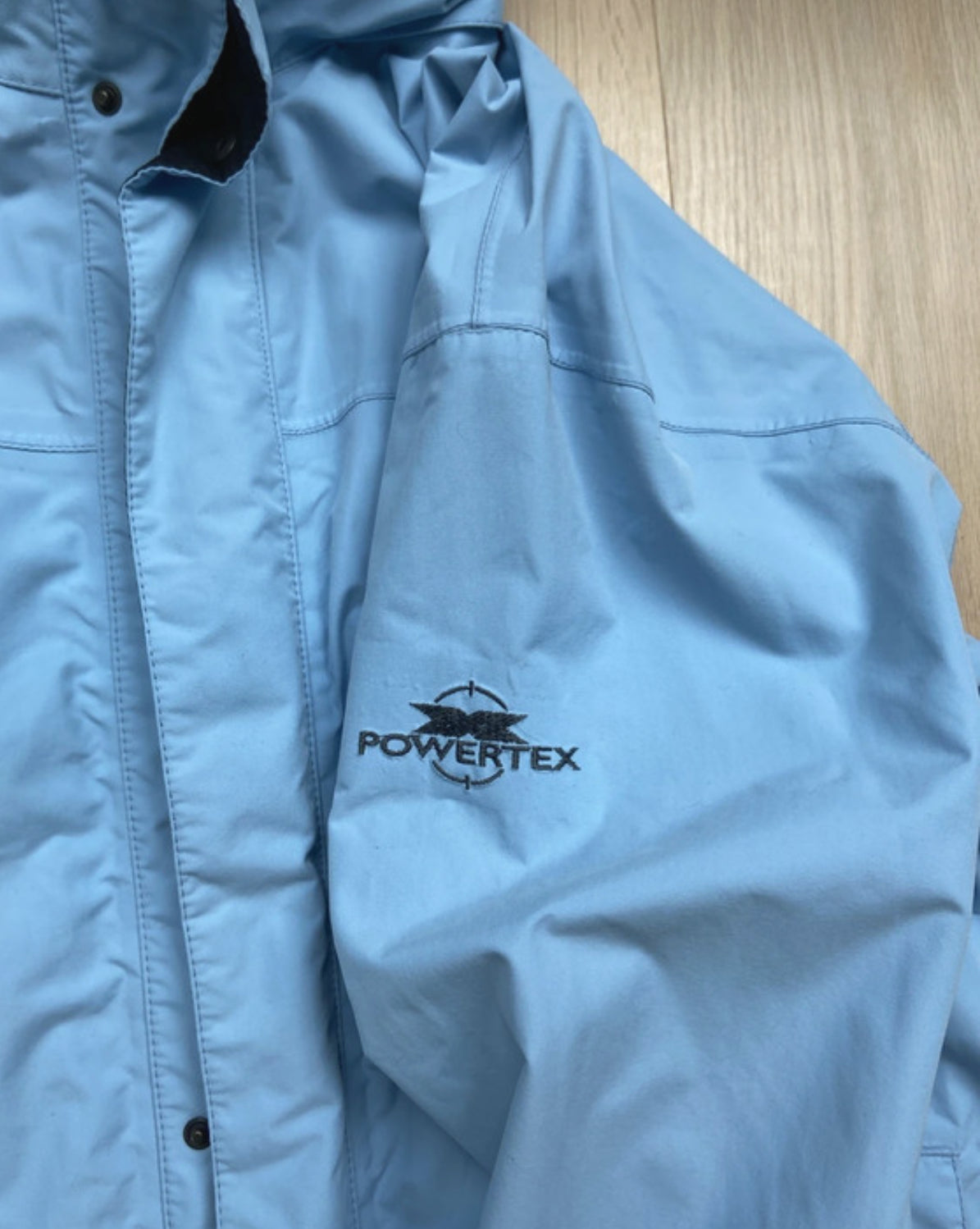 Regen Jacke von Salewa (L Damen) wasserdicht hellblau