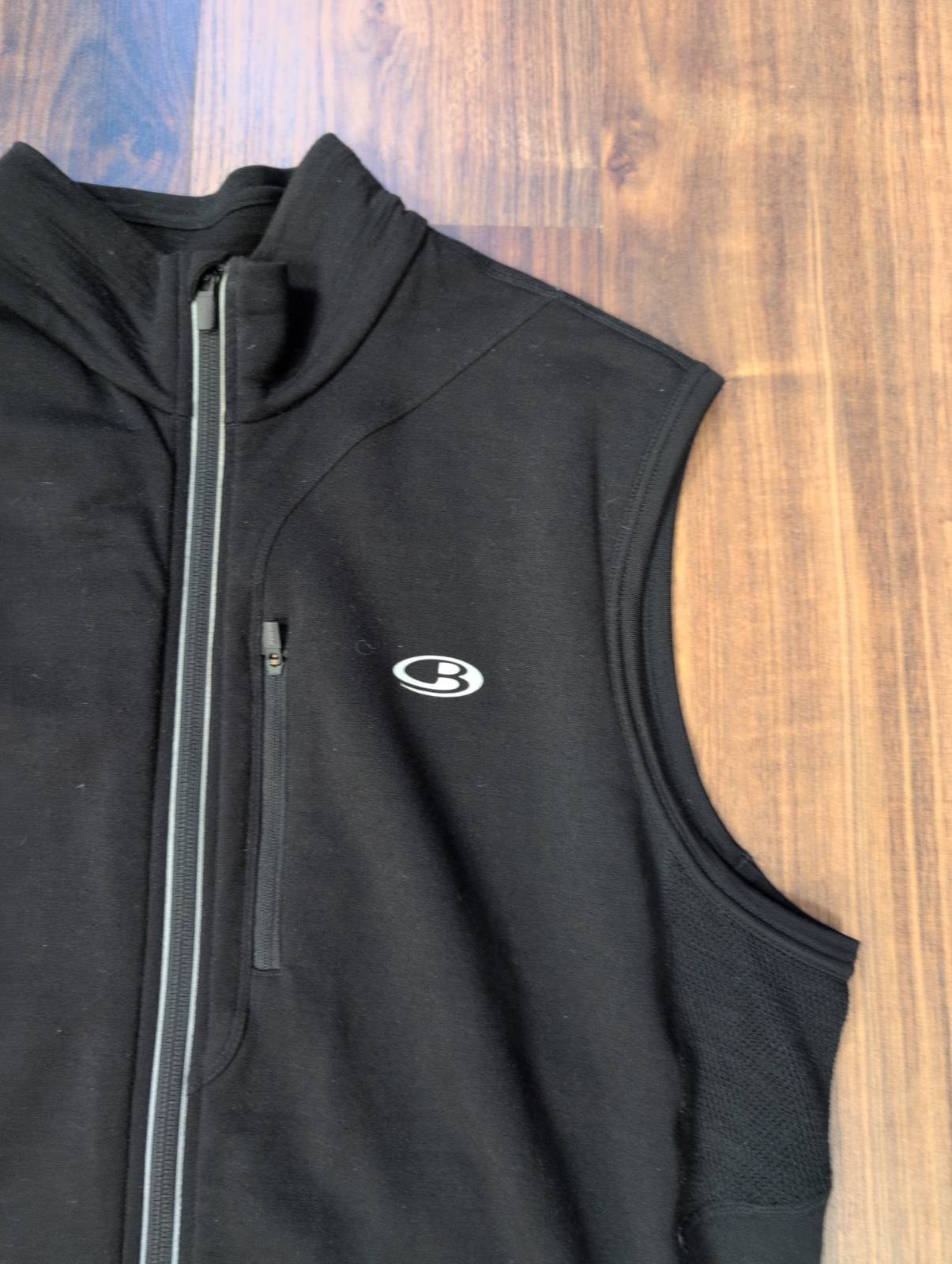 Weste von Icebreaker Merinowolle (XL Herren) schwarz - wanderlich.com