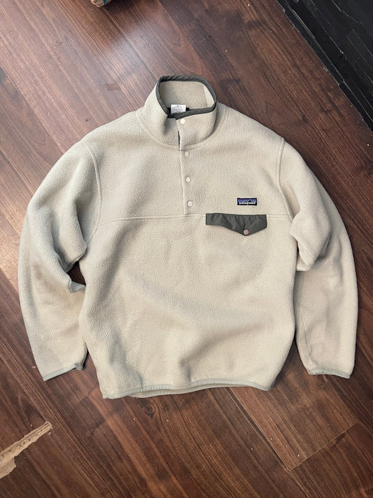Patagonia Synchilla Fleece Pullover (M Herren / L Damen) creme beige - wanderlich.com