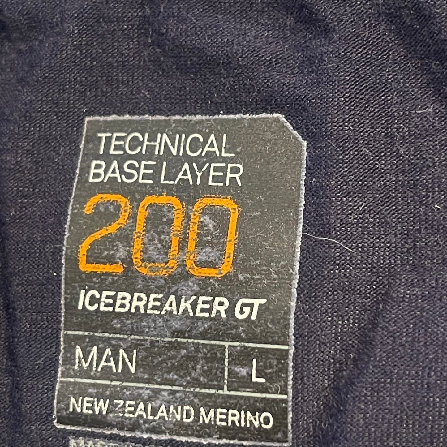 Longsleeve Icebreaker (L HERREN) Merino 200 dunkelblau