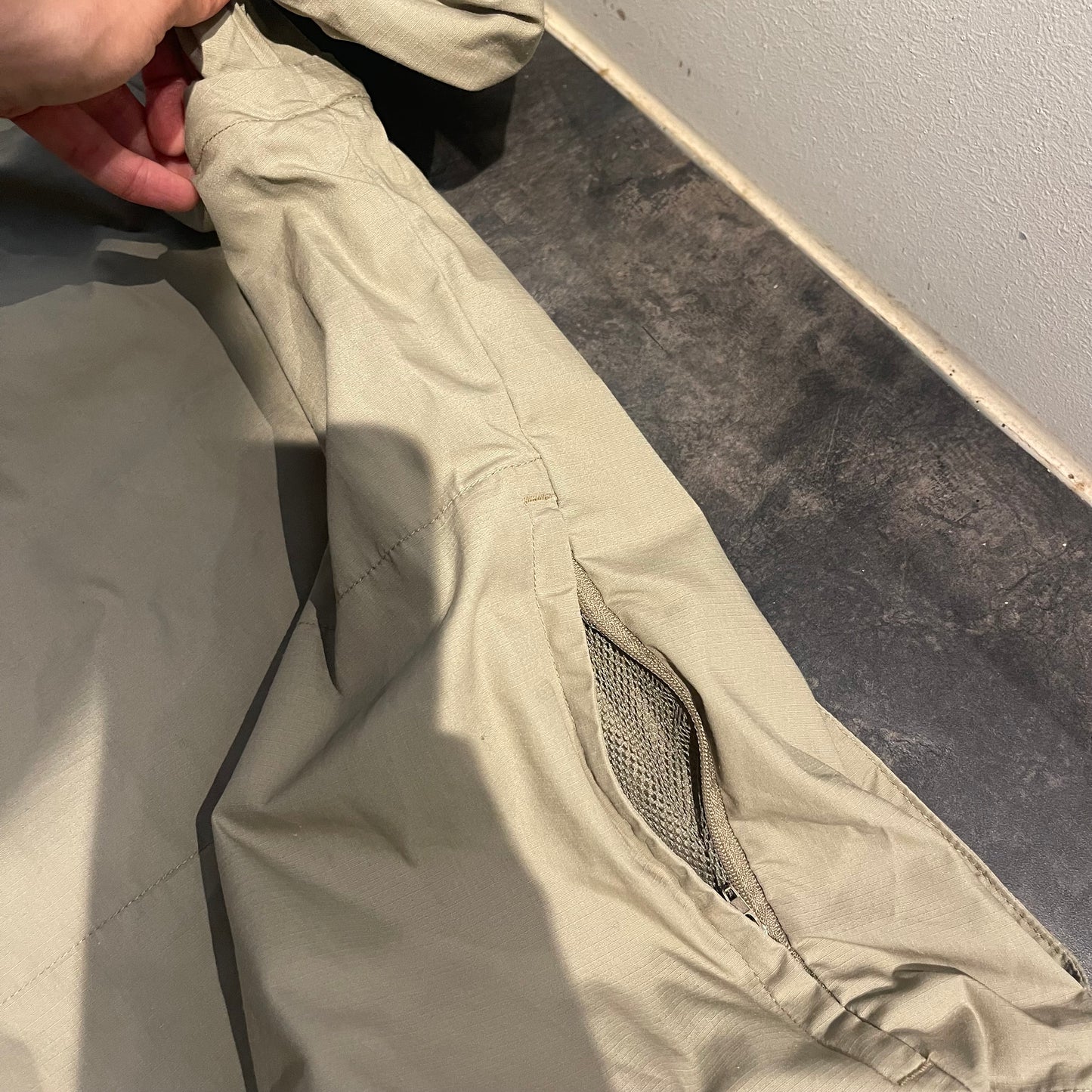 2in1 Jacke & Weste von Fjällräven G-1000 (XL Herren) beige