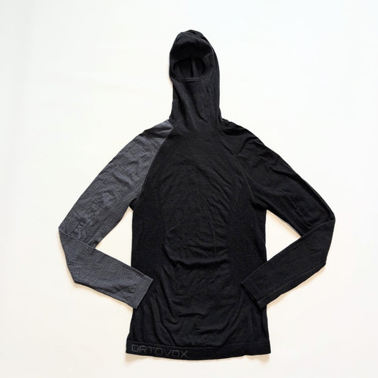 Merino Longsleeve Ortovox (L Damen / M Herren) Kompression Shirt schwarz