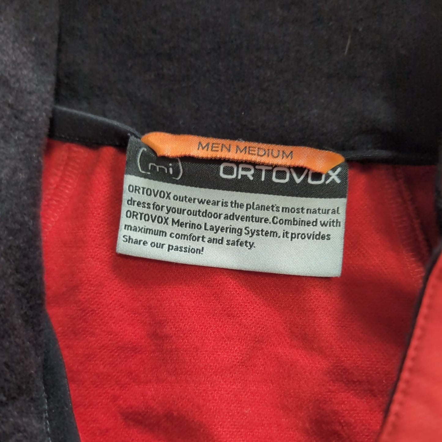 Merino inside Softshell Jacke von Ortovox (M Herren) rot