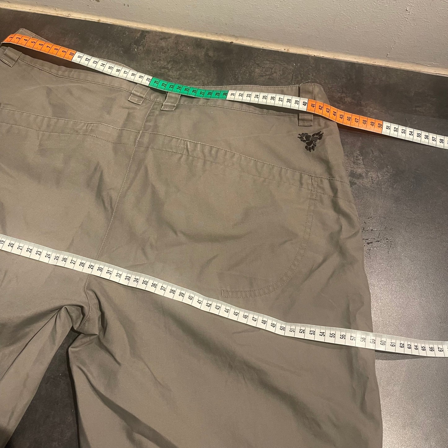 Outdoor Hose (L Damen) von Jack Wolfskin wasserabweisend mit Baumwolle khaki