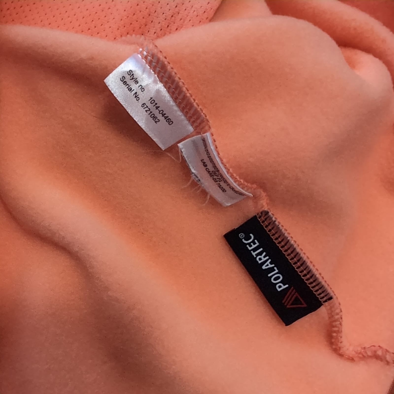 Fleece Zipper Jacke von Mammut (XL Damen /M Herren) Pfirsich - wanderlich.com