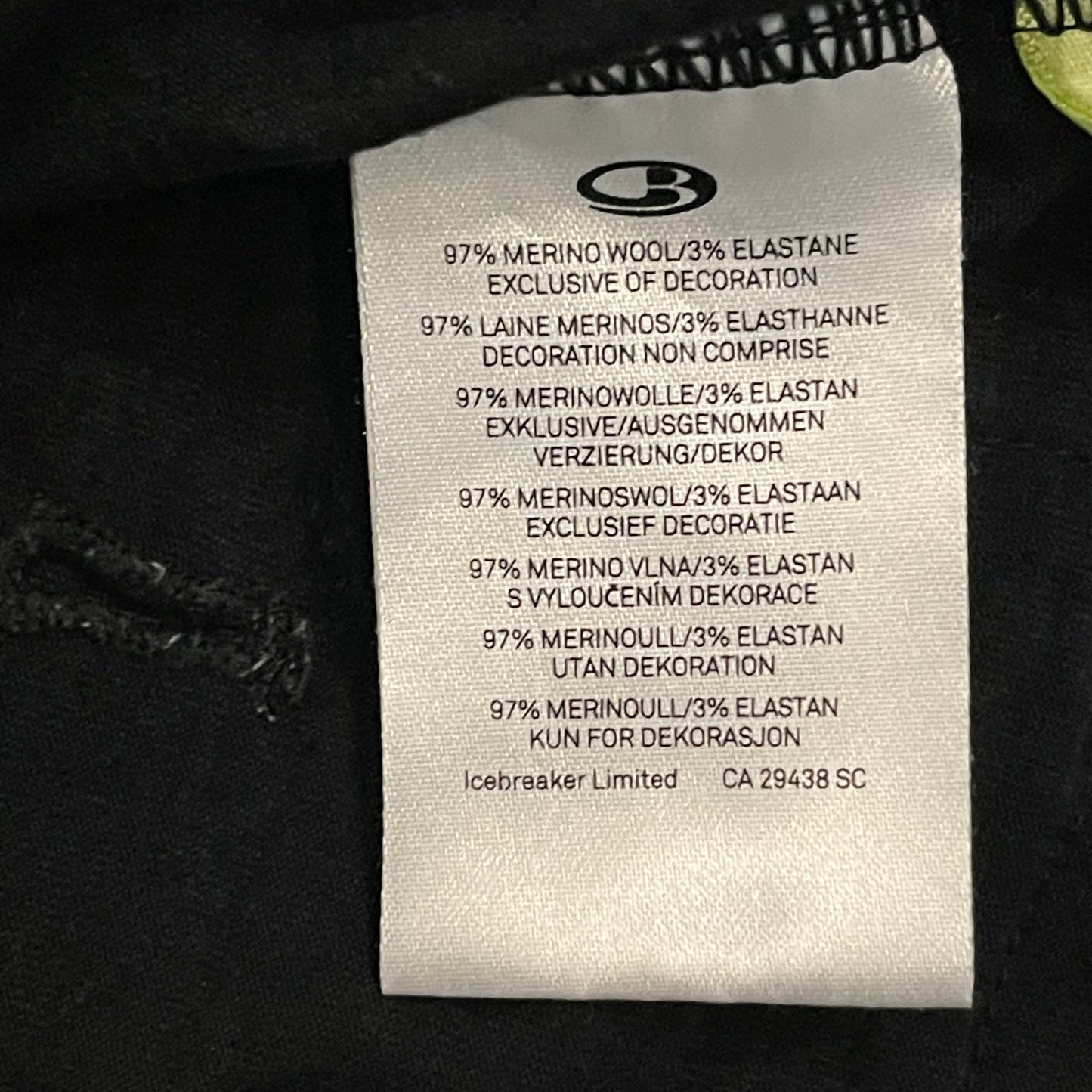 Radtrikot von Icebreaker (S Damen) Merino GT schwarz