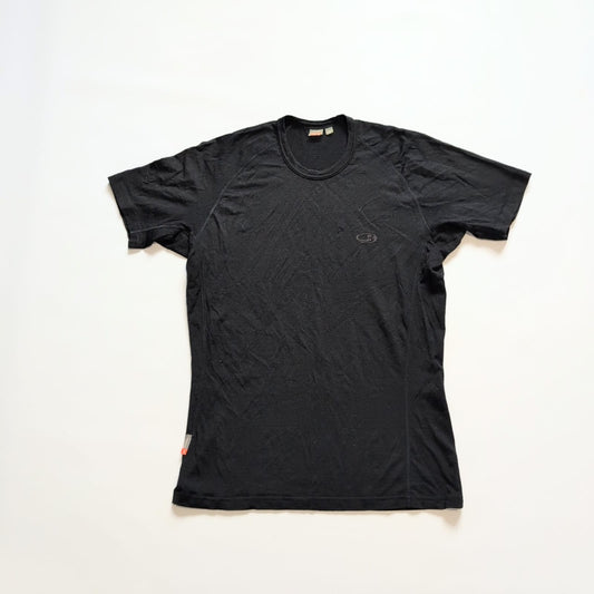 Merino 200 T-shirt Icebreaker (L Herren) Bodyfit schwarz - wanderlich.com