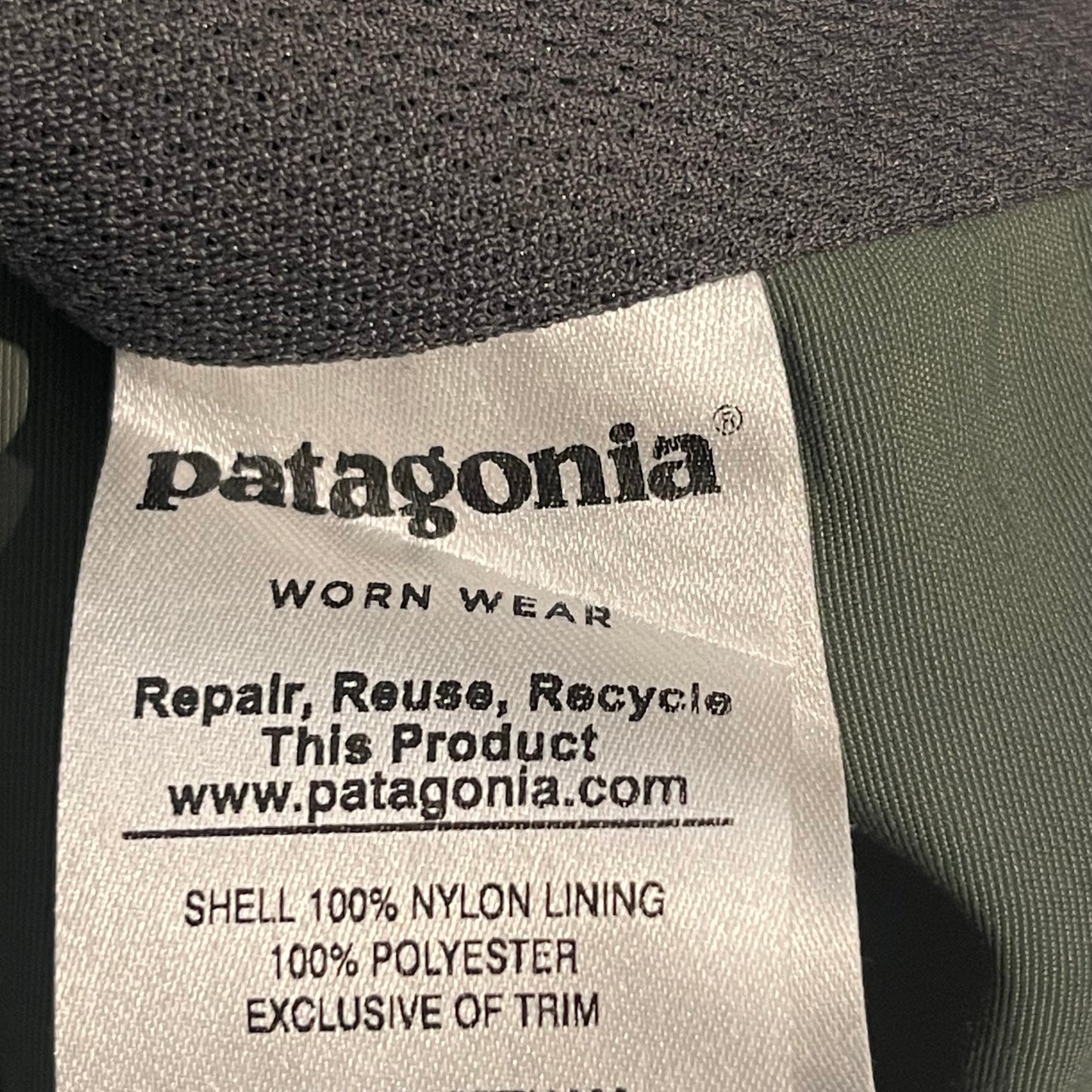 Patagonia Kapuzen Jacke (S bis M Herren ) khaki grün