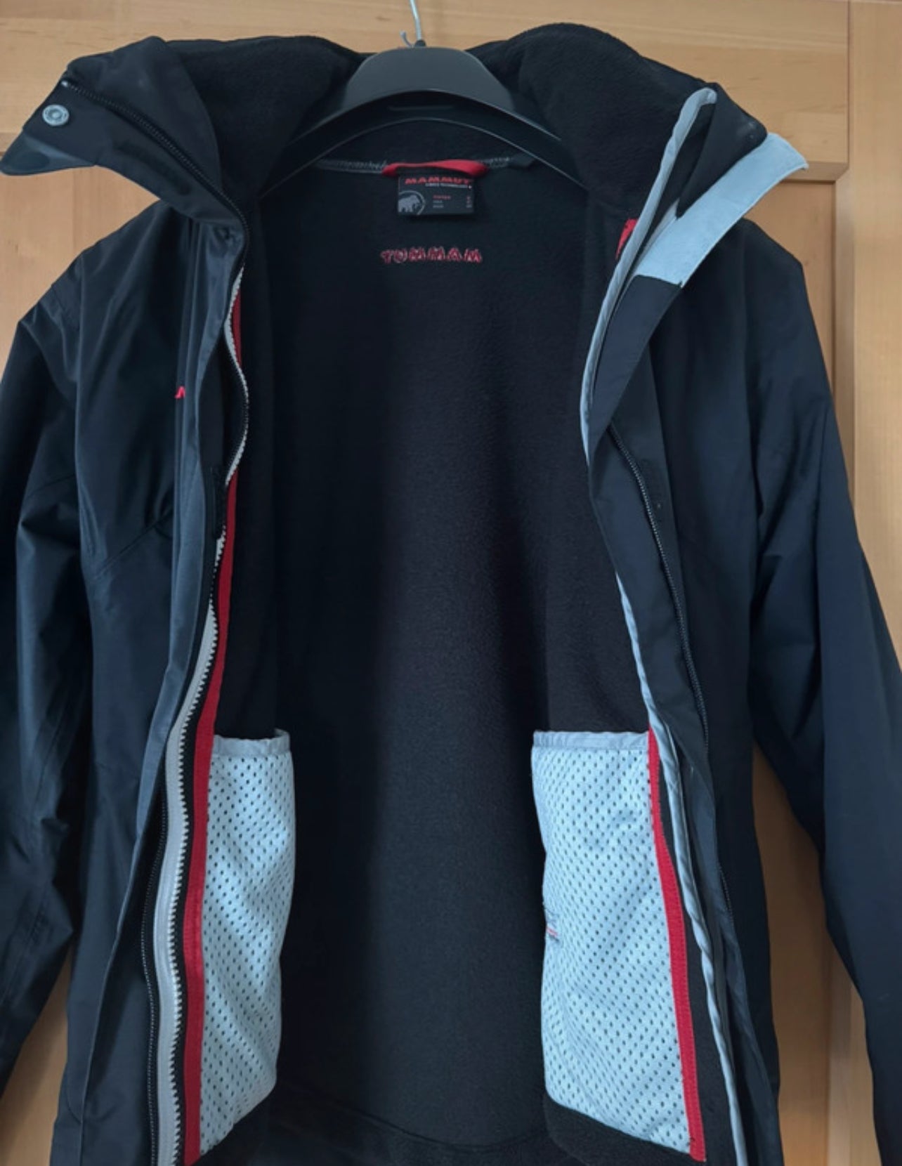 3in1 Jacke von Mammut (S/M Damen) Regenjacke + Windstopper Fleece schwarz