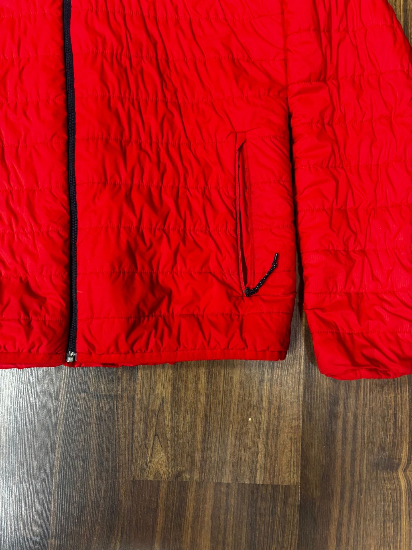 Kapuzen Stepp Jacke von Icebreaker Merino (L Herren) Isolation rot