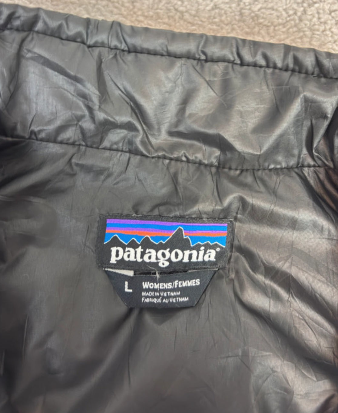 Patagonia Nano Puff Weste (L Damen) schwarz