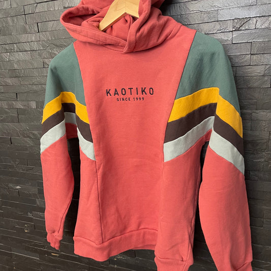 Hoodie von Kaotiko in Größe M Terrakotta bunt