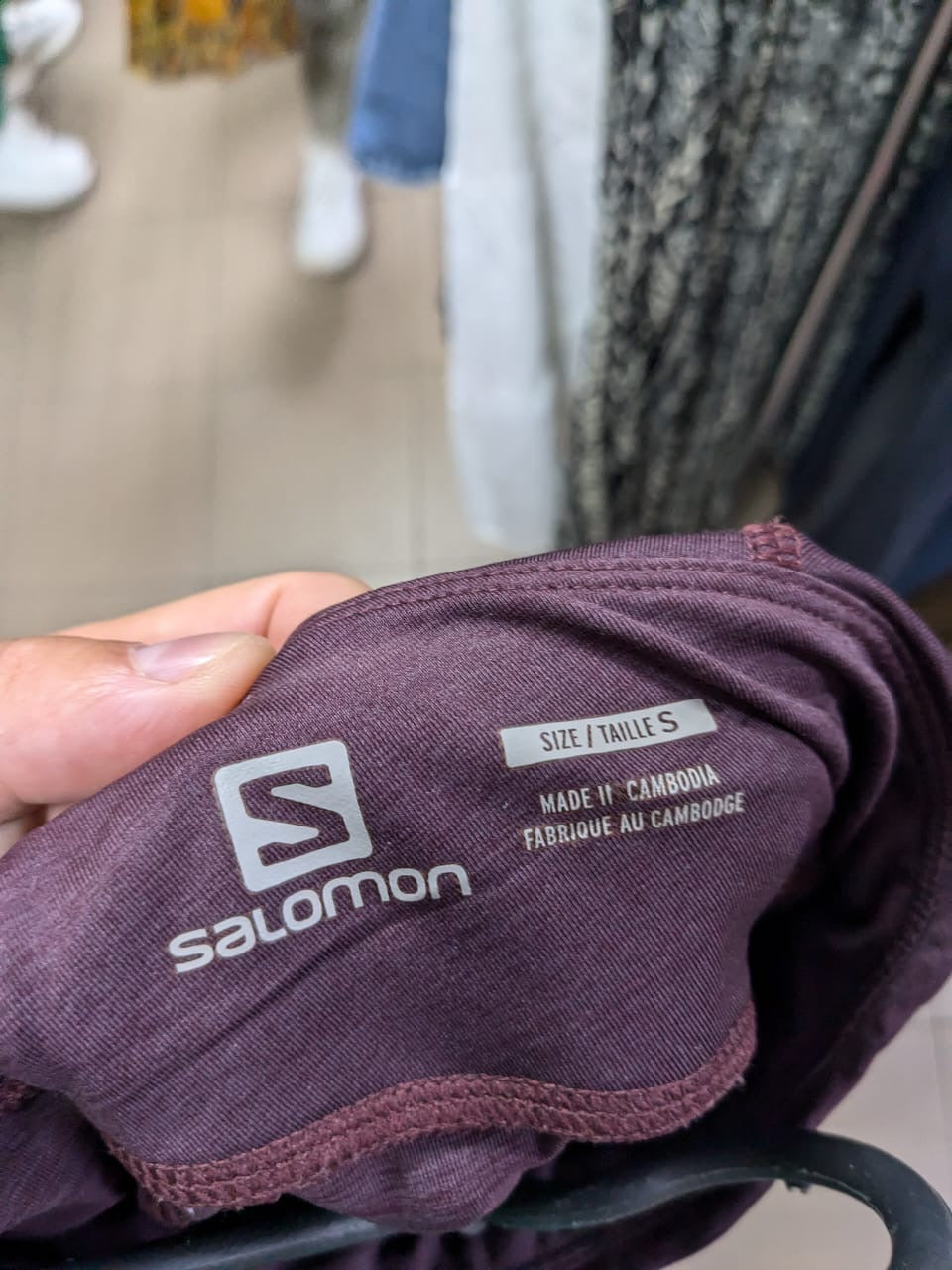 Jogging Hose / Leggings von Salomon (S Damen) lila / Aubergine