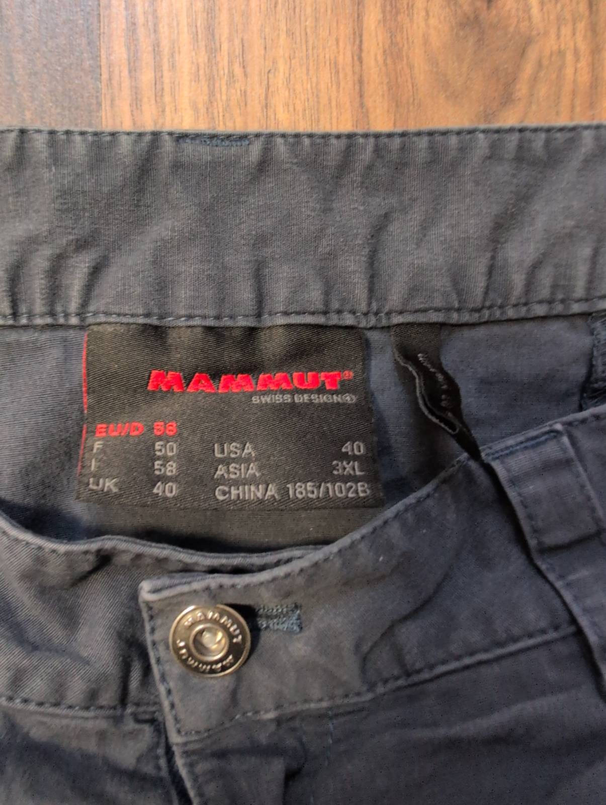 Kletter Hose von Mammut (XXXL :58 Herren) marineblau - wanderlich.com