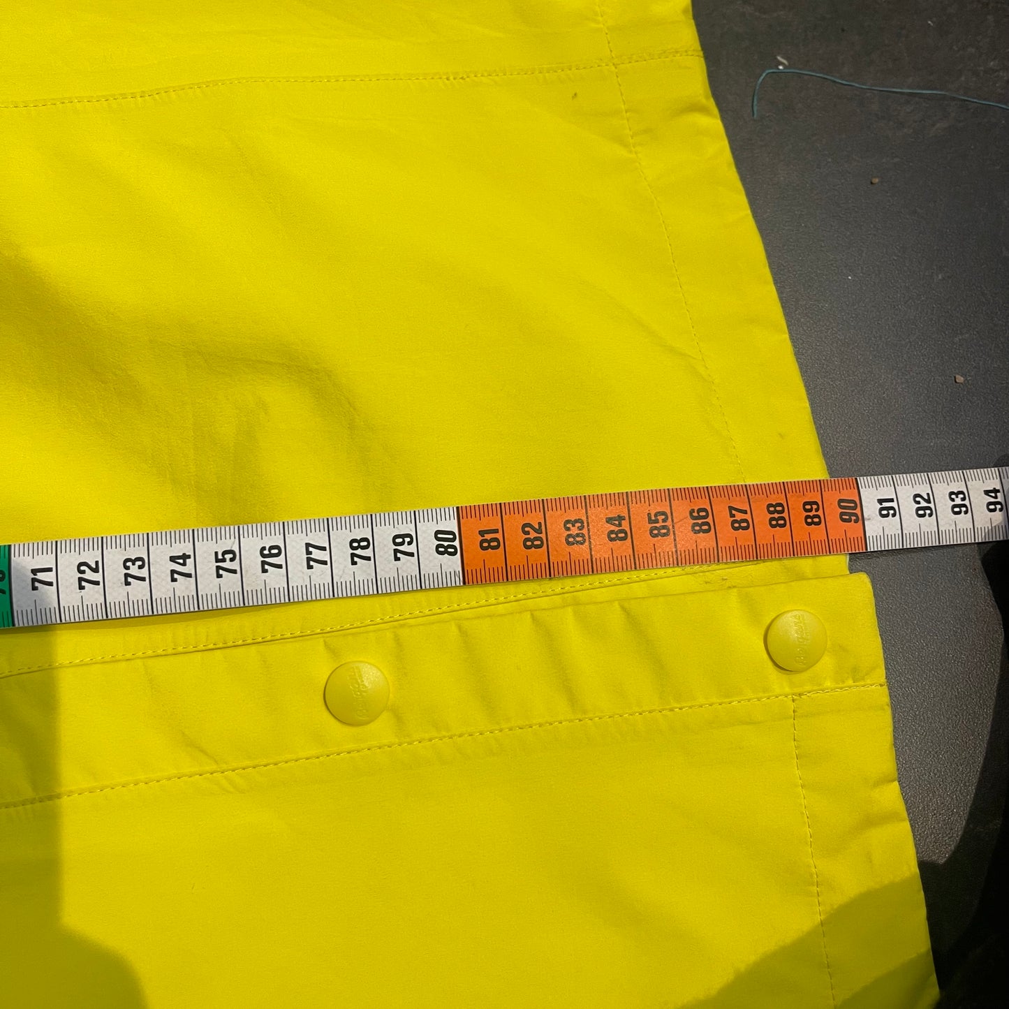 3-lagige Regen Parka von Bergans (Größe XS) Hardshell gelb