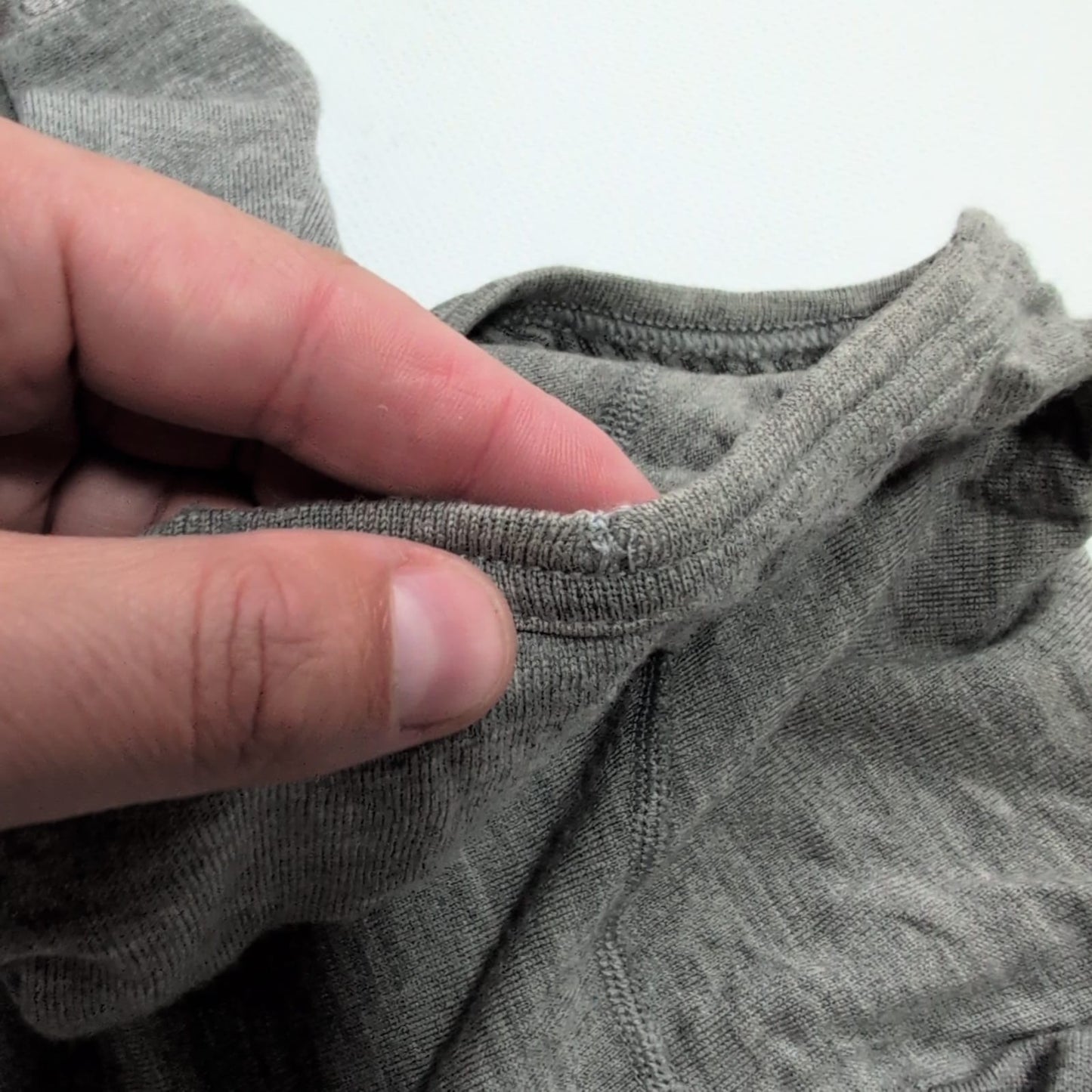 Longsleeve von Icebreaker Merino 260 (L Herren) grau gestreift