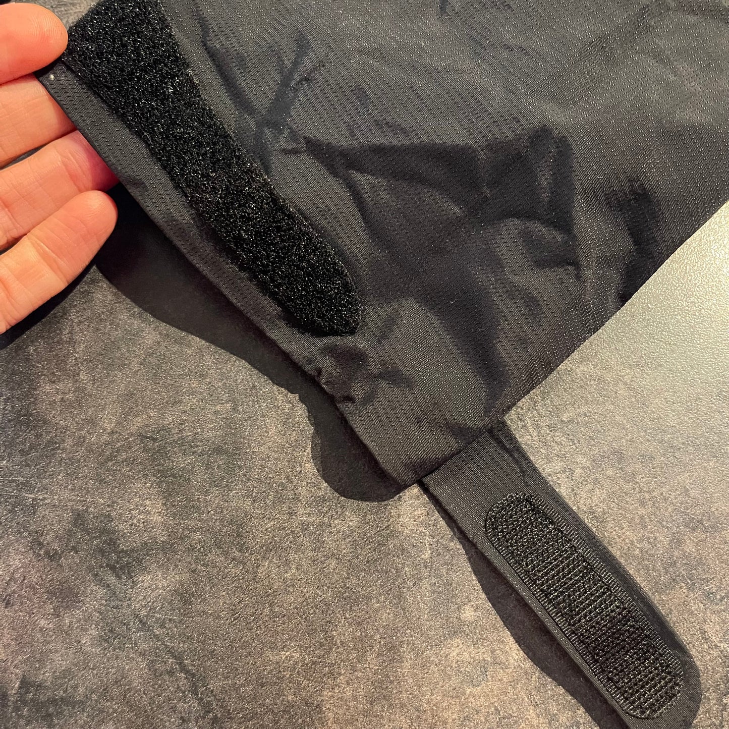 Verlängerte  Regen Jacke von Mammut (M Damen) Parka schwarz