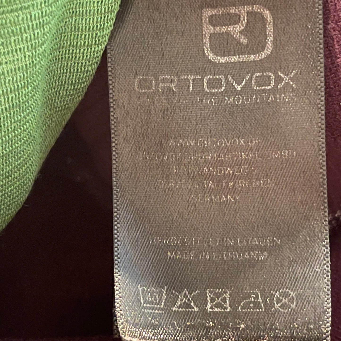 Merino inside Jacke von Ortovox (S Herren) Hoodie bordeaux