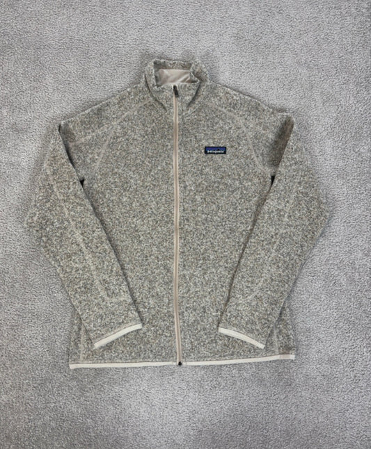 Patagonia Fleece Jacke (M Damen) Better Sweater grau beige