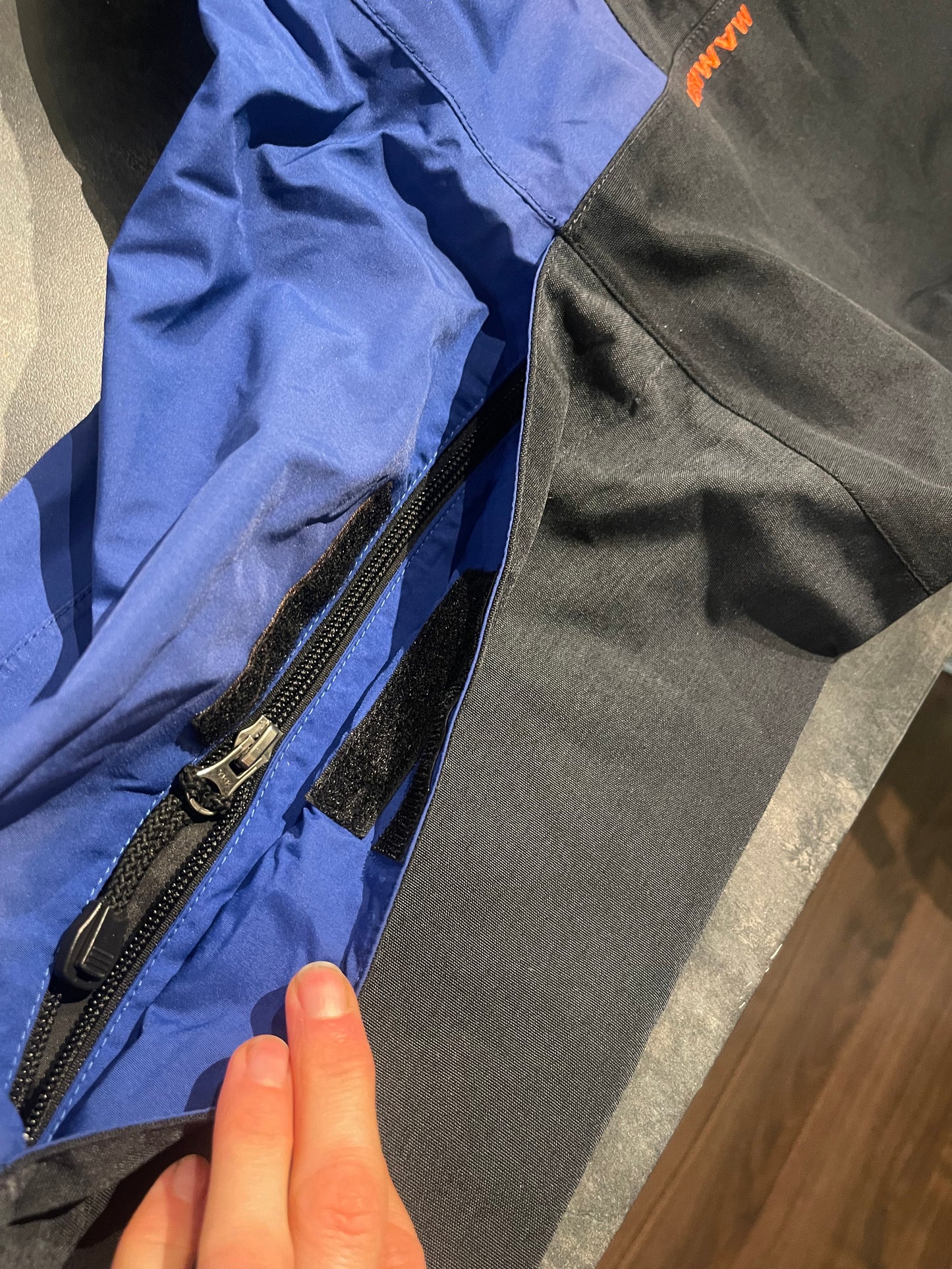 Hardshell Jacke von Mammut (XL Herren) Goretex 3-lagig blau