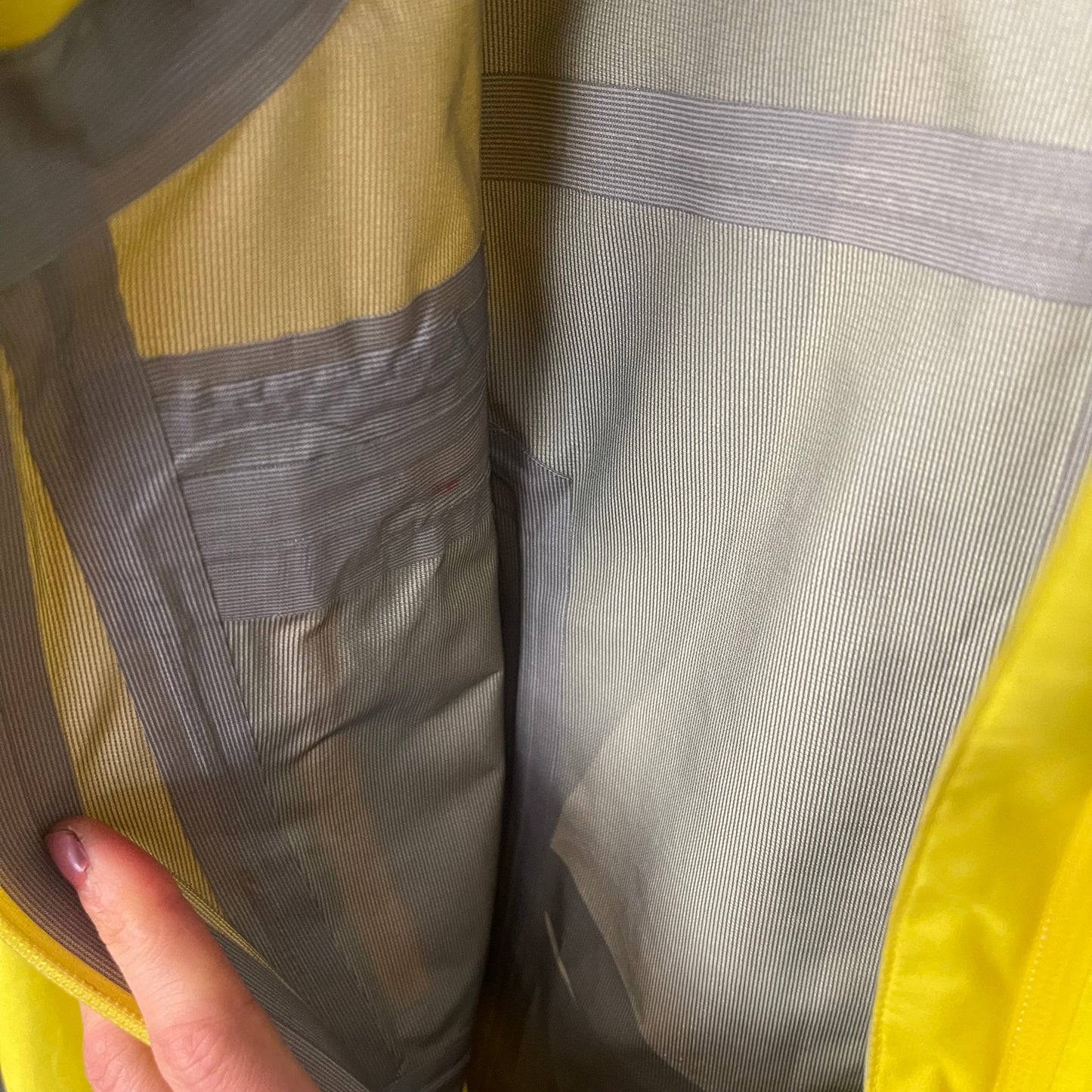 3-lagige Regen Parka von Bergans (Größe XS) Hardshell gelb