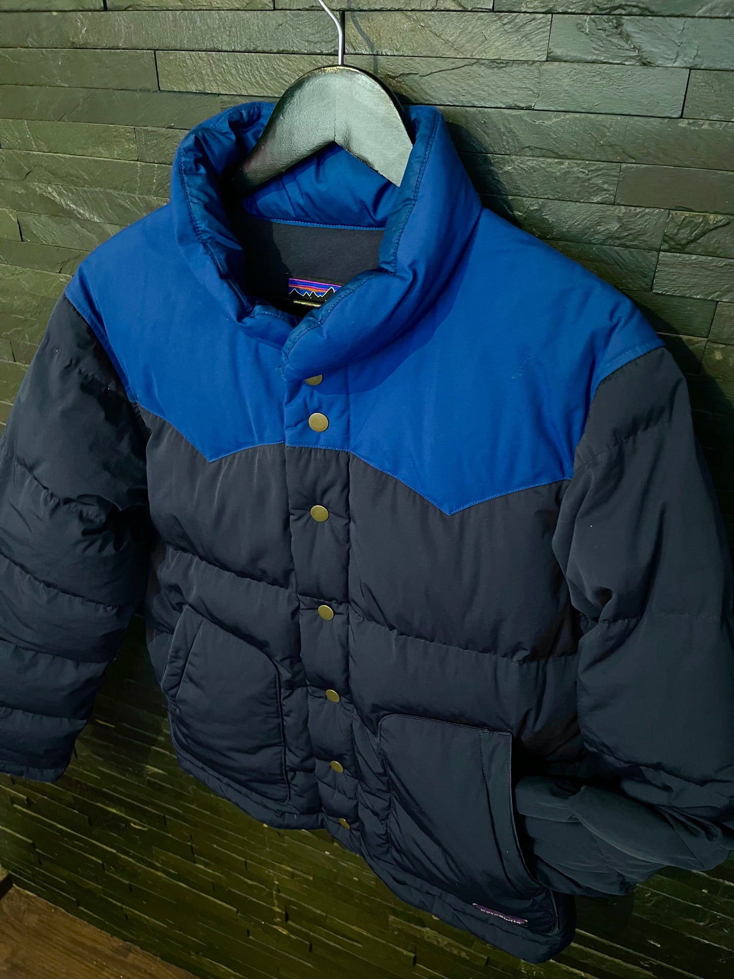 Patagonia Puffer Daunen Jacke (S Herren) dunkelblau - wanderlich.com