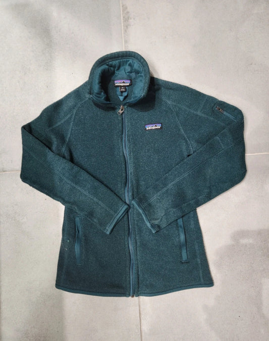 Fleece Jacke (Damen XS) Patagonia Better Sweater dunkelgrün